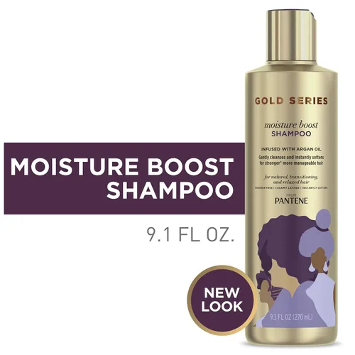 Miniatura 10 de Pantene ProV Gold Series Boost, champú de humedad, 9.1 onzas líquidas