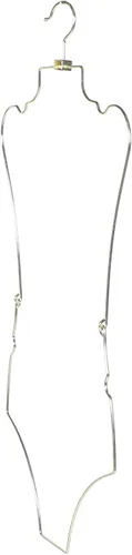 Miniatura 2 de Kichvoe Colgador de bikini con forma de cuerpo de alambre de metal para lencería de traje de baño, colgador de traje de baño, colgador de bikini