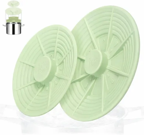 Miniatura 10 de Tapa universal de silicona para cuencos y ollas pequeñas, silicona de grado alimenticio, sin BPA, cubierta para microondas, protector