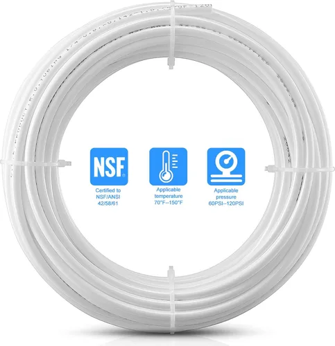Miniatura 2 de Tubería de agua RO de 20 pies y 1/4 de pulgada de diámetro exterior, tubo certificado NSF para sistema de filtro purificador de agua RO
