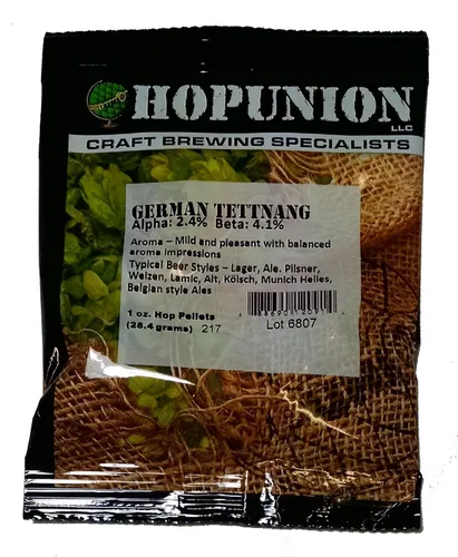 Miniatura 21 de HopUnion 2014A importó pellets de lúpulo para la fabricación de cerveza casera (melón alemán-casco), 1 oz