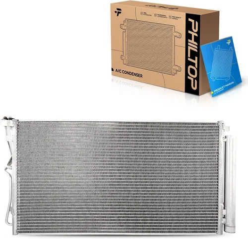 Miniatura 19 de PHILTOP Condensador de aire acondicionado para Ford Explorer 2002-2005, Mercury Mountaineer 2002-2005, Reemplazar # 3056, 1L2Z17912AA, 6L2Z19712AA