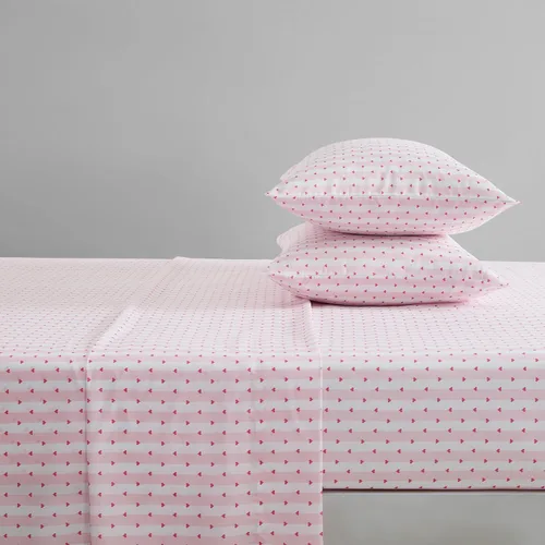 Miniatura 4 de Betsey Johnson - Sábanas de tamaño king, ropa de cama sedosa y ligera, resistente a la decoloración y a las arrugas (con rayas [Wonderland Stripe]