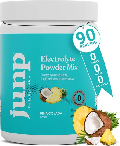 Miniatura 23 de JUNP Polvo de electrolitos sin azúcar ni carbohidratos – Mezcla de bebida de electrolitos Keto de uva madura en vid - Polvo de electrolitos