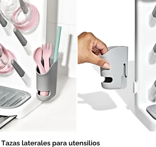 Miniatura 6 de Rejilla de secado expandible Oxo Tot – Rejilla de secado ahorradora de espacio Esenciales para recién nacidos y bebés Esenciales