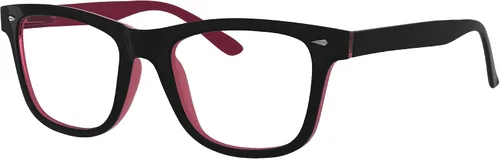 Lentes Eyekepper de lectura cuadrados, grandes, para hombres y mujeres, Negro, rojo, 1