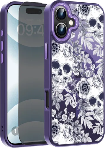 Miniatura 120 de Goodon Funda para iPhone 17 Pro con protector de pantalla de privacidad, compatible con Magsafe, a prueba de golpes, translúcida mate, bonita funda