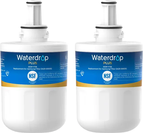 Miniatura 10 de Waterdrop DA29-00003G Filtro de agua para refrigerador, reemplazo para Samsung®, DA29-00003B, DA29-00003A, Aqua-Pure Plus, HAFCU1, RFG237AARS