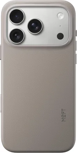 Miniatura 39 de MOFT Funda para iPhone 17 Pro, funda MOVAS a presión, compatible con MagSafe, piel vegana suave al tacto, diseño minimalista clásico, ligera