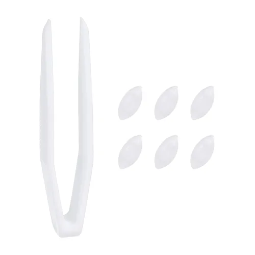 Miniatura 12 de PATIKIL Barra agitadora magnética, 0.236 x 0.118 in, 6 unidades de PTFE magnético, barra mezcladora magnética para vaso de precipitados de fondo