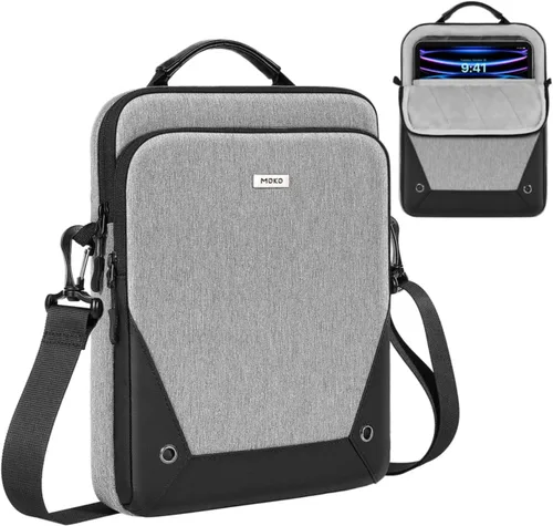 MoKo Funda para tablet de 9 a 11 pulgadas, funda de transporte protetivo de 360° compatible con iPad 10th 10.9, iPad Air 5/4th 10.9, iPad 9/8th Gris