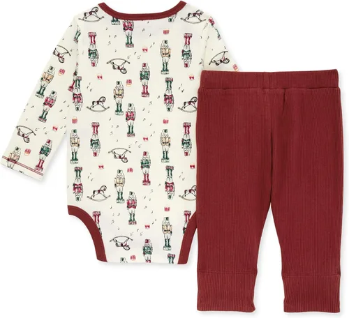 Miniatura 2 de Burt's Bees Baby Conjunto de body y pantalón para bebé, 100% algodón orgánico