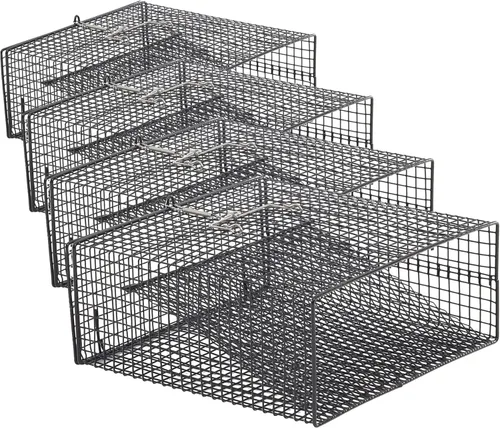 Miniatura 3 de Frabill Trampa para cangrejos de fondo plano Trampa cuadrada de perfil bajo diseñada específicamente para cangrejos