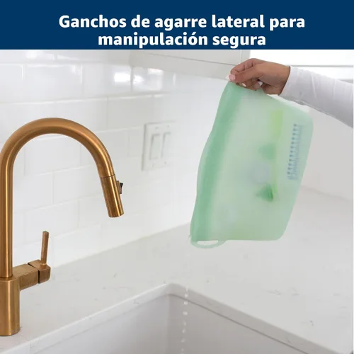 Miniatura 4 de Bolsa de esterilización de microondas a vapor Dr. Brown's para biberones, piezas de bomba de pecho y otros accesorios para niños, 100% silicona