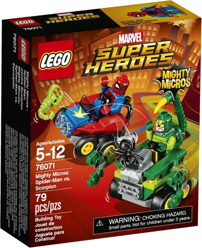 Juego para armar LEGO Super Heroes Mighty micros: Hombre Araña vs. Scorpion 76071
