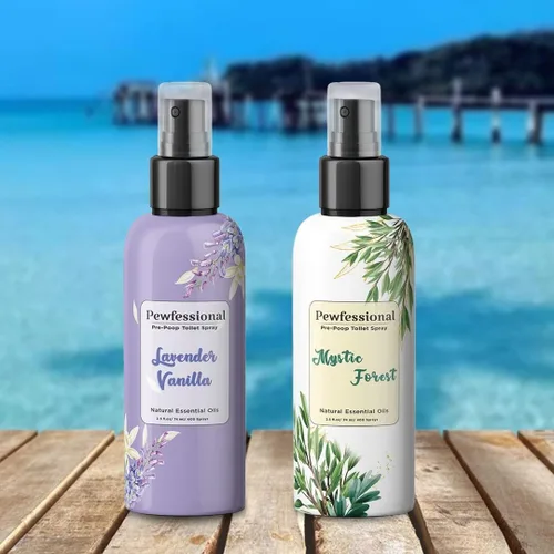 Miniatura 8 de Spray de excremento para inodoro, spray de inodoro Pre Poo, eliminador de olores de baño y ambientador, 2.5 onzas, paquete de 5