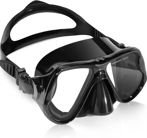 Máscara de snorkel para natación Keary, máscara de buceo para adultos hombres mujeres jóvenes, gafas de natación antiniebla con vista clara de 180°