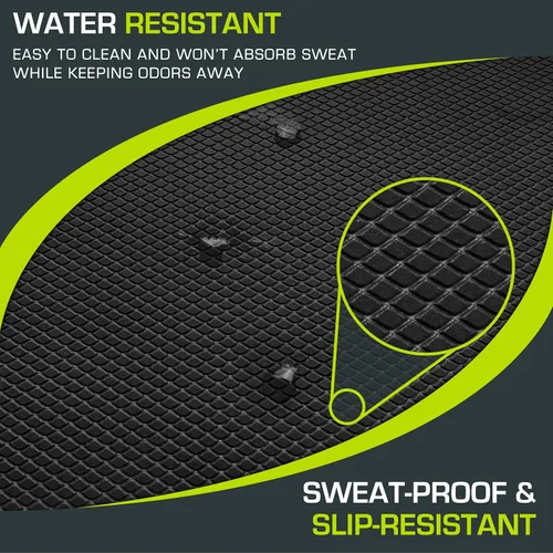 Miniatura 4 de ProsourceFit Almohadilla de equilibrio de ejercicio, alfombrilla de espuma acolchada antideslizante y rodillera para entrenamiento de fitness y Negro