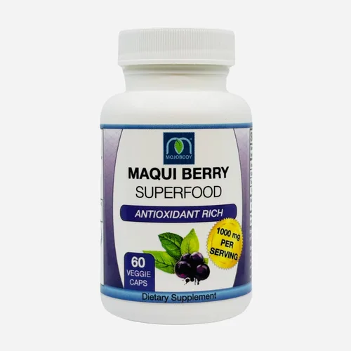 Miniatura 4 de Cápsulas de bayas Maqui, Maqui Forza Ricas en Antioxidantes, 1000 mg por porción, 60 cápsulas vegetales