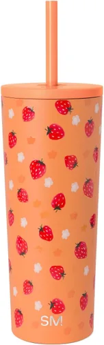 Miniatura 32 de Simple Modern- Vaso con aislamiento, c/tapa y pajilla Taza de viaje Botella de agua de ac. inox. reutilizable Unisex Colecc. Classic 24 oz