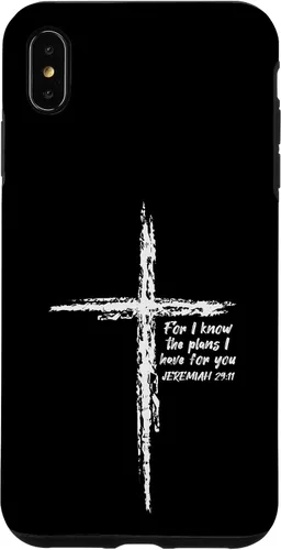 Miniatura 11 de Cross I Know The Plans Verse Bible Jesus God - Funda de regalo cristiana para iPhone 17