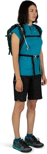 Miniatura 9 de Osprey Sylva 12L Mochila de ciclismo para mujer con depósito hidráulico, verde Baikal