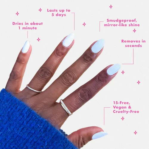 Miniatura 5 de Olive & June Esmalte de uñas de secado rápido Color instantáneo, de secado rápido, a prueba de manchas Fórmula vegana, libre de crueldad, sin 15
