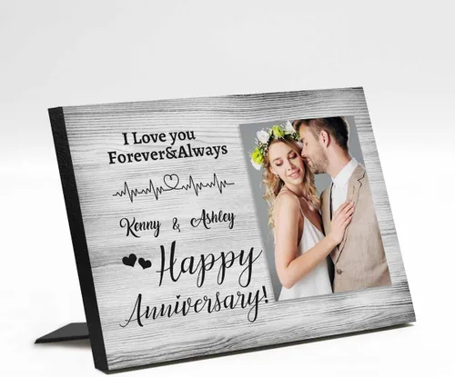 Miniatura 15 de Marco de fotos de boda personalizado con nombre de foto, regalos de boda personalizados para parejas, marco de fotos de boda personalizado, regalo