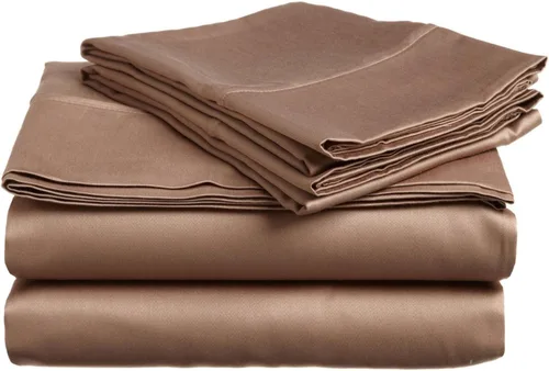 Miniatura 36 de BLUENILEMILLS Blue Nile Mills - Juego de sábanas bajeras de algodón ultra suave de alta calidad con bolsillo profundo de 300 hilos, totalmente