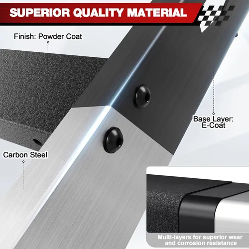 Miniatura 5 de Soporte de techo para Toyota 4Runner 2010-2024 5ª generación, cesta de carga de longitud completa resistente con barras transversales, estante