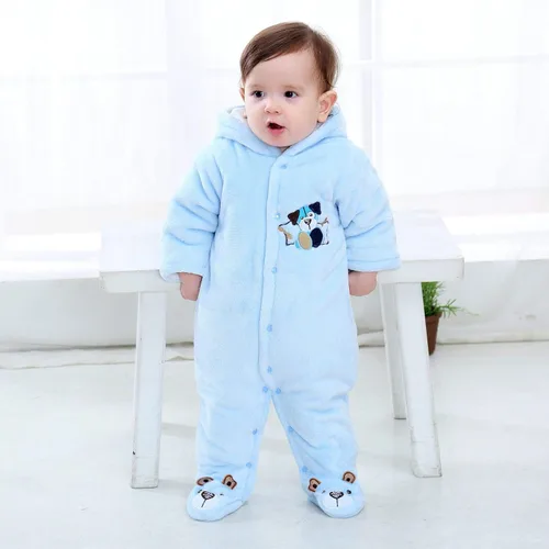 Miniatura 2 de Gaorui Traje de bebé recién nacido, con capucha, abrigo de invierno, ropa para niños pequeños