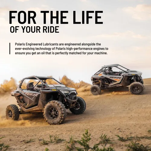 Miniatura 7 de Polaris AGL Fluido de Transmisión y Lubricante de Caja de Engranajes Completamente Sintético para Vehículos Todo Terreno con Motor de 4 Tiempos