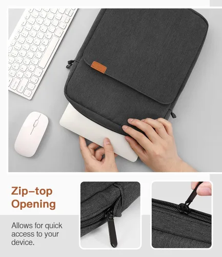 Miniatura 6 de MoKo Funda para Laptop de 15 Pulgadas Compatible con MacBook Air 15" M2 2023, MacBook Pro 14" M2 2023, Galaxy Tab S9 Ultra 14.6" 2023, Estuche