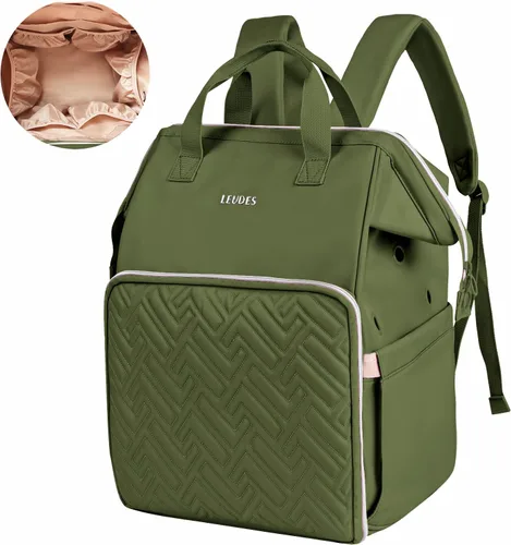 Miniatura 2 de Leudes Mochila Bolsa para Tejer, Organizador de Almacenamiento de Hilo, Bolsa de Ganchillo Grande Tote, Regalo de Navidad, Estuche Portador de Hilo