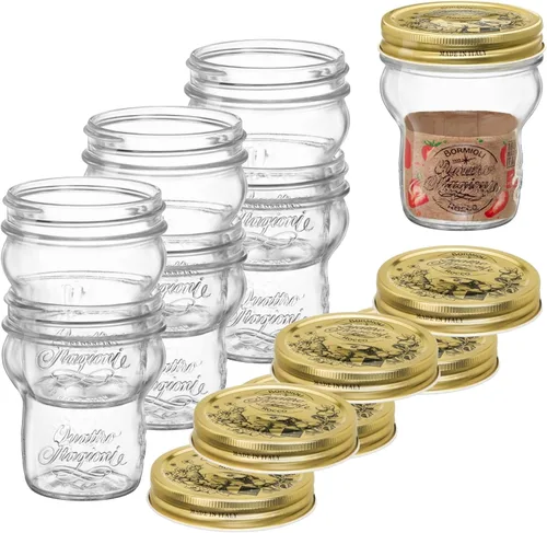 Miniatura 9 de Bormioli Rocco Quattro Stagioni - Botella de leche de vidrio de 33.75 onzas / 1 litro con tapa hermética, ideal para botella de preparación