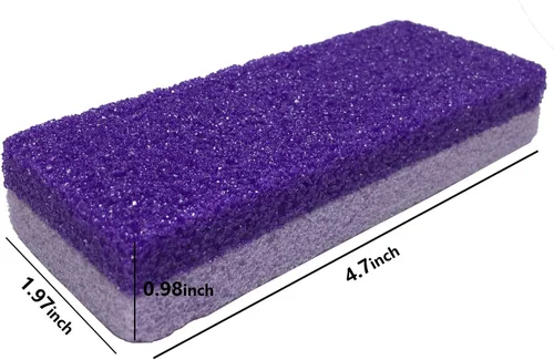 Miniatura 2 de Herramienta de pedicura exfoliante de pies, 4 unidades, removedor de callos para pies (morado)