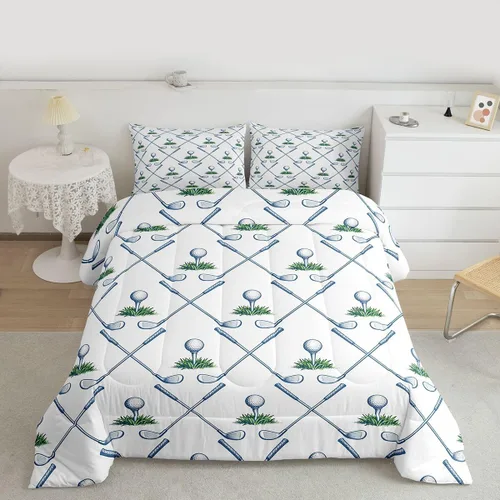 Miniatura 14 de Juego de edredón de pingüino, tamaño matrimonial, edredón de plumón de pingüino kawaii, juego de ropa de cama de animales antárticos para niños