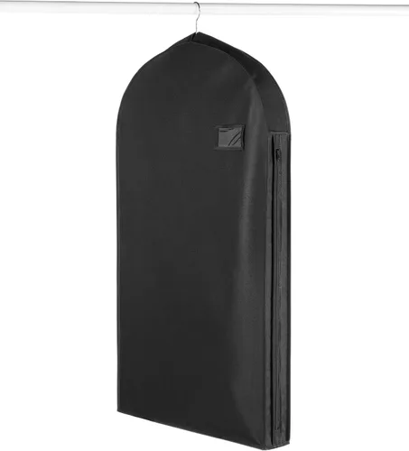 Miniatura 8 de Whitmor Bolsa de ropa con cremallera y bolsillo - Juego de 3 - Negro