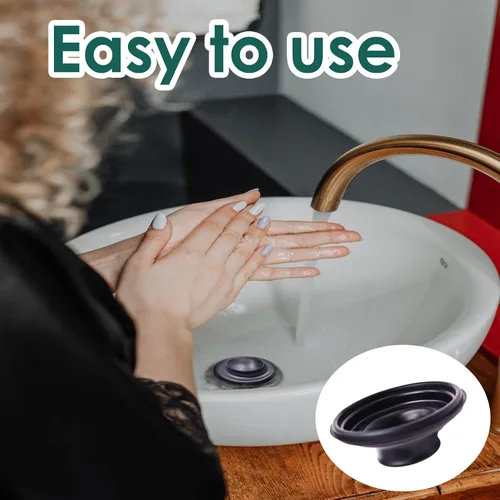 Miniatura 4 de Tapón para fregadero de cocina de 3.5 pulgadas, cubierta de enchufe de acero inoxidable para desagüe de cocina estándar con eliminación de basura