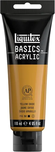 Miniatura 16 de Liquitex BASICS Pintura Acrílica, Botella de 400ml (13.5 oz), Blanco Titanio Titanio Blanco