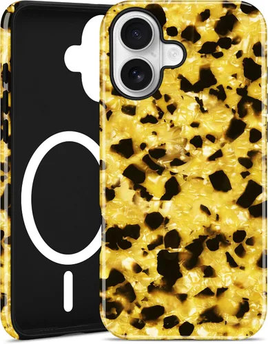 Miniatura 113 de Jusy Compatible con MagSafe Brown Tortoise Shell Print Phone Case para iPhone 7/8/SE, funda protectora magnética de lujo de TPU suave
