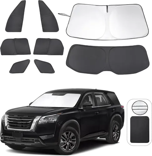 Miniatura 57 de TINGLU Parasoles para Ventanas para Mazda 3 2019-2026 Accesorios Coche Ventanas Laterales Completas Parabrisas Triangular Trasero Protector Solar