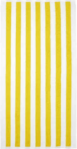 Miniatura 5 de Amazon Basics Cabana Stripe - Toalla de playa (2 unidades), color amarillo, 60 x 30 pulgadas