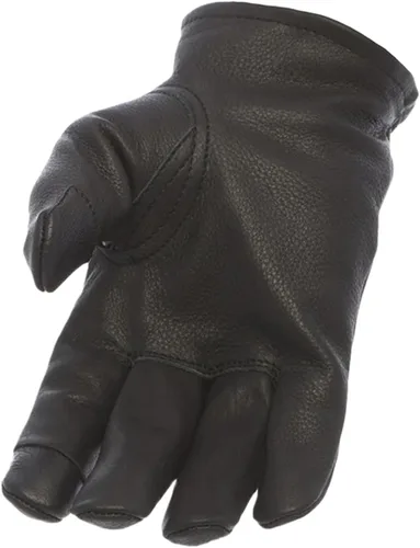Miniatura 4 de First Mfg Co Roper - Guantes de cuero para motocicleta para hombre y mujer - Ternera desnuda suave, puño corto sin forro, estilo clásico, dedos