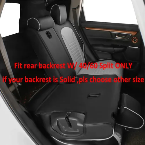 Miniatura 2 de EKR Civic Fundas de asiento personalizadas para Honda Civic Sedan 2016 2017 2018 2019 2020 2021 EX, EX-L, EX-T, Touring, Fundas de asiento