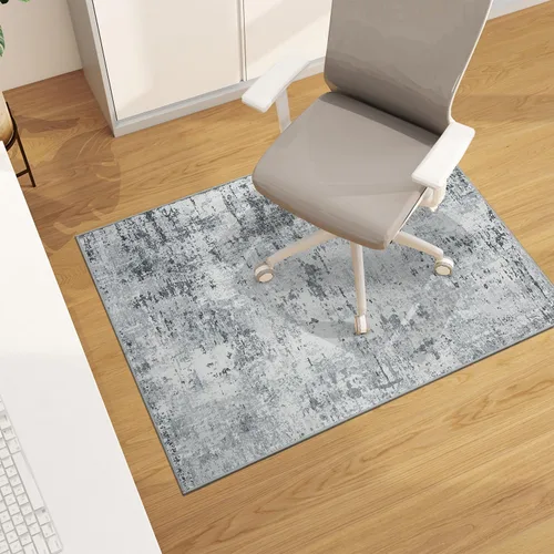 Miniatura 53 de chakme Tapete para silla de oficina para suelo de madera dura, 48 x 36 pulgadas, protector de escritorio de computadora de fácil deslizamiento