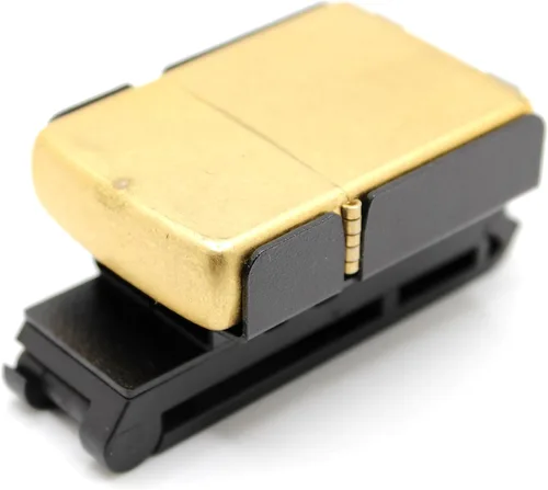 Funda para encendedor compatible con ZIPPO, tamaño universal de cinturón y clip giratorio para cinturón
