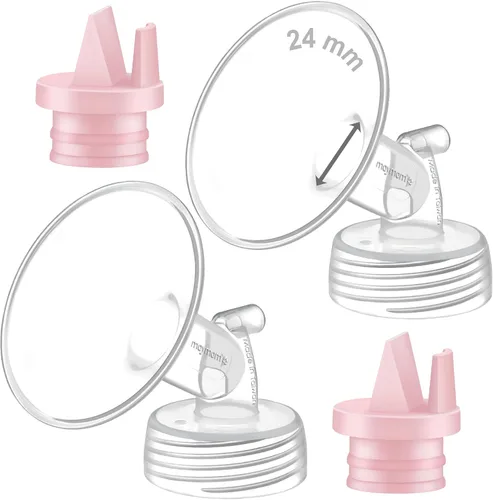 Miniatura 11 de 2X 17 mm Maymom Piezas de bomba de cuello ancho Compatibles con bombas Spectra S1/S2; Incluye bridas de boca ancha; No es una brida original