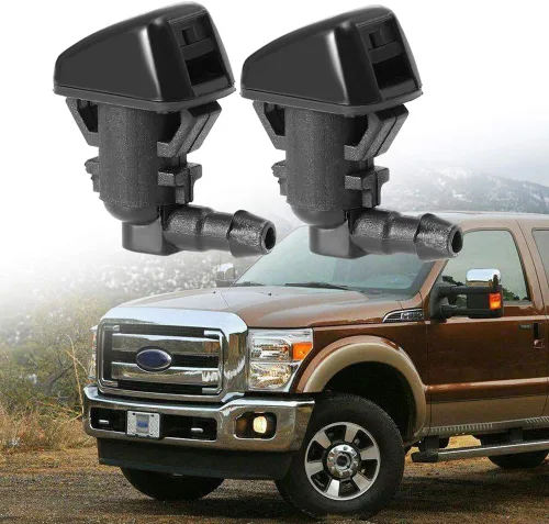 Miniatura 6 de Saihisday Juego de rociadores de limpiaparabrisas delanteros Super Duty para Ford F250 F350 2011-2016, reemplaza # BC3Z-17603-A