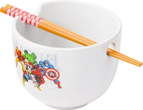 Miniatura 22 de Silver Buffalo Harry Potter Icons - Tazón de cerámica para fideos ramen y arroz con palillos, apto para microondas, 20 onzas Harry Potter Hogwarts